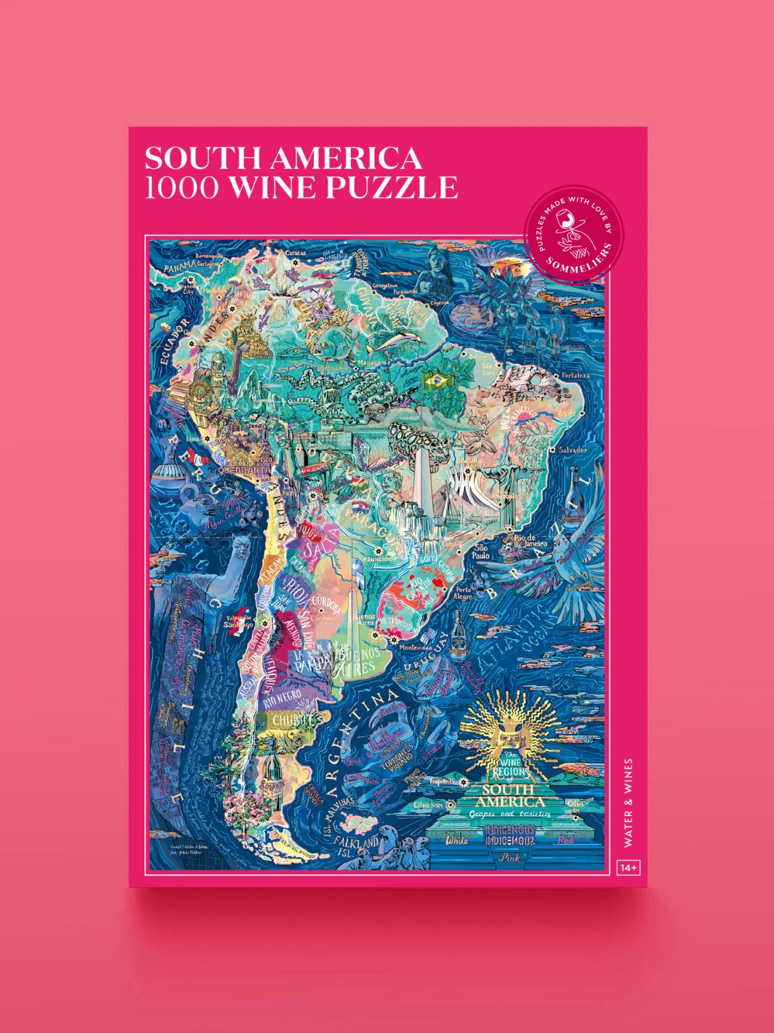 South America Wine Puzzle - Whisky Grail