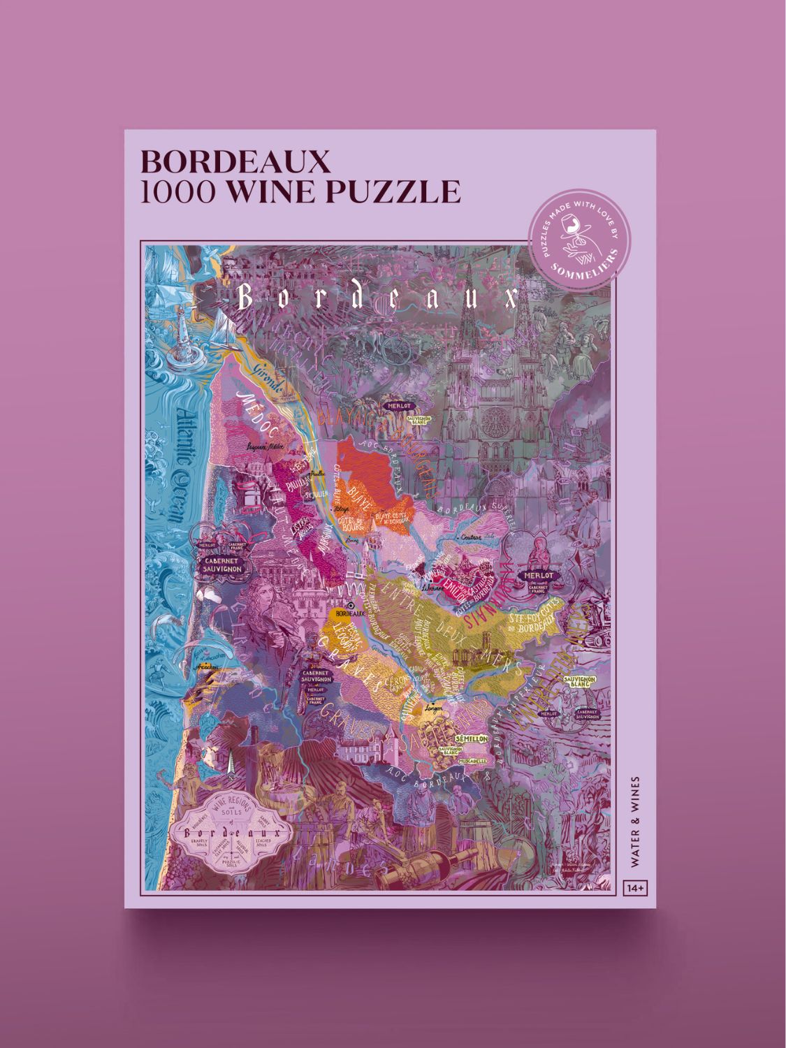 Bordeaux Wine Puzzle - Whisky Grail
