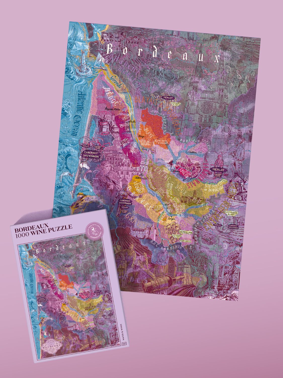 Bordeaux Wine Puzzle - Whisky Grail