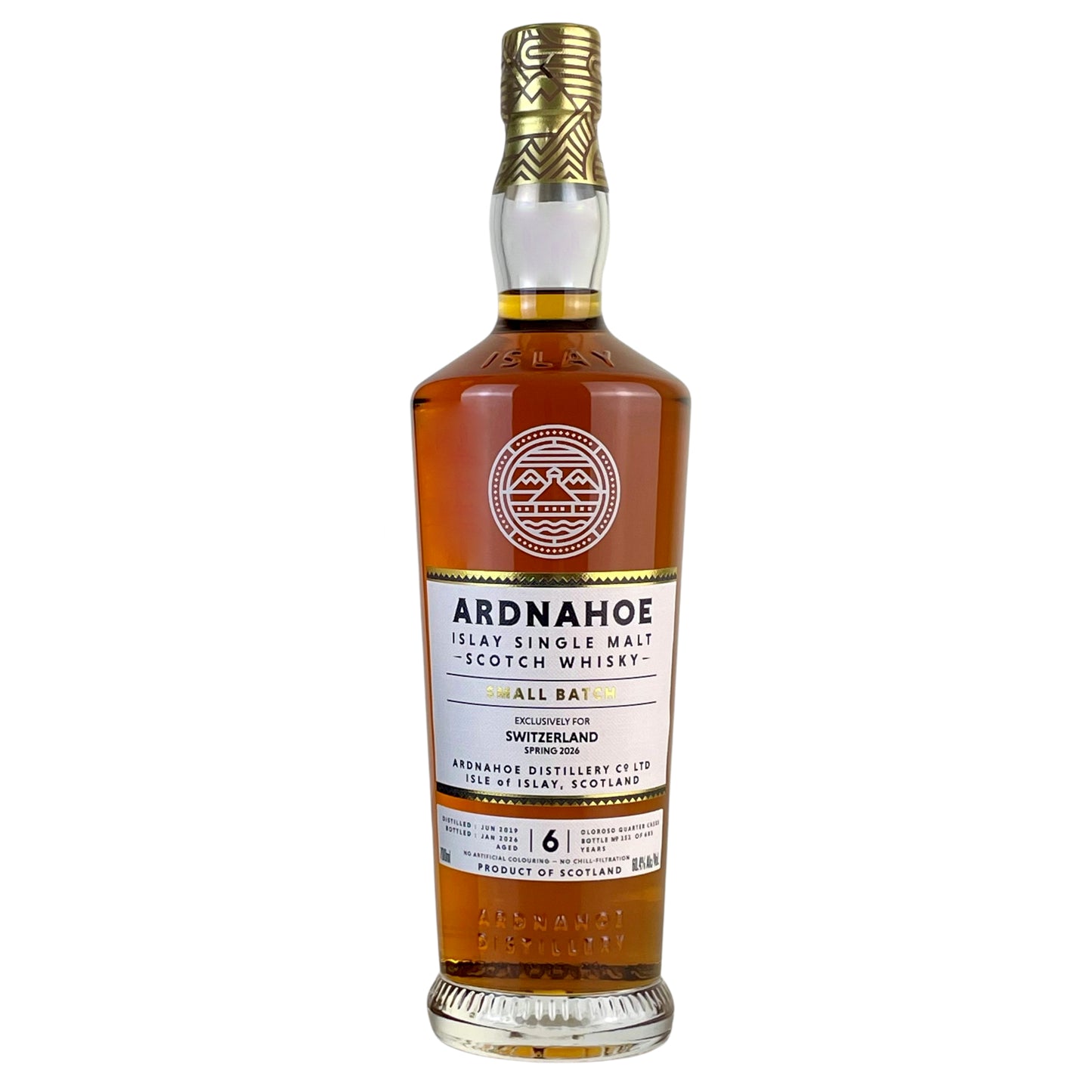 Ardnahoe 6 Years Old Small Batch 2026 Oloroso Cask