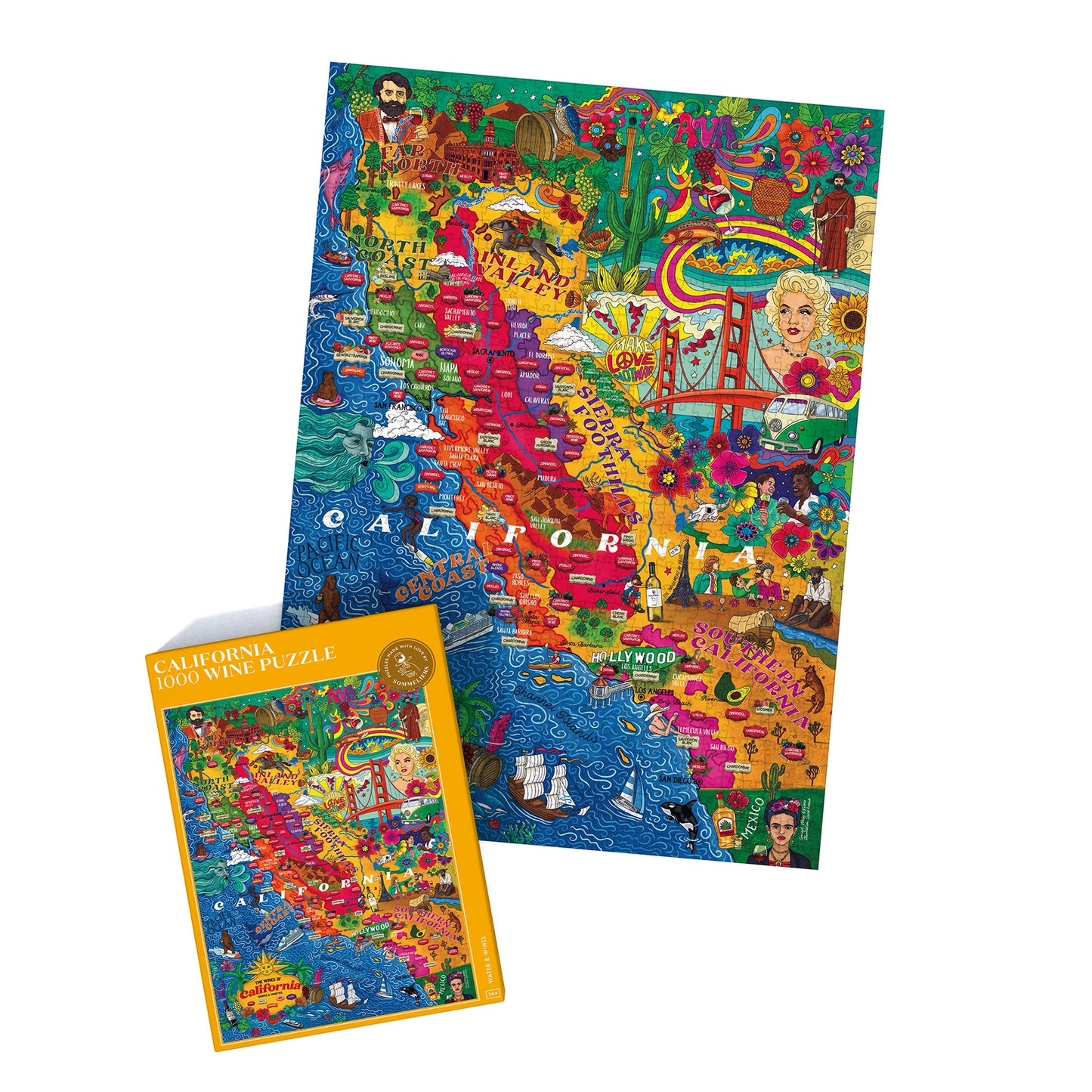 California Wine Puzzle - Whisky Grail