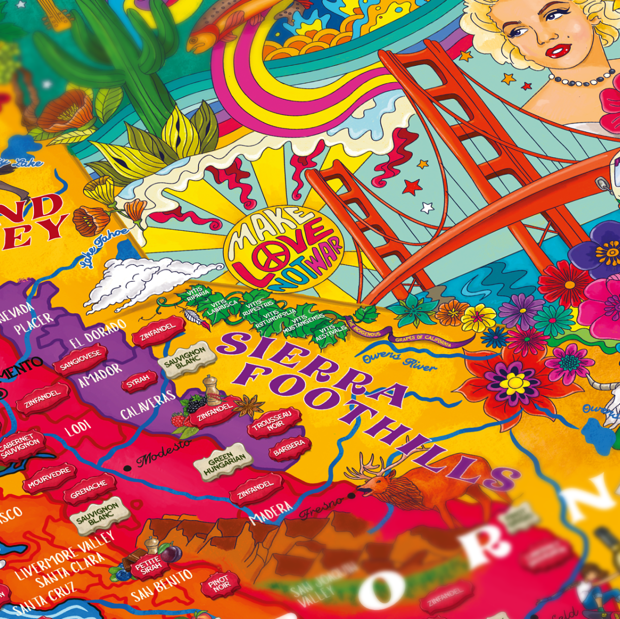 California Wine Puzzle - Whisky Grail