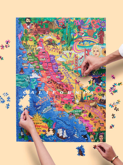 California Wine Puzzle - Whisky Grail