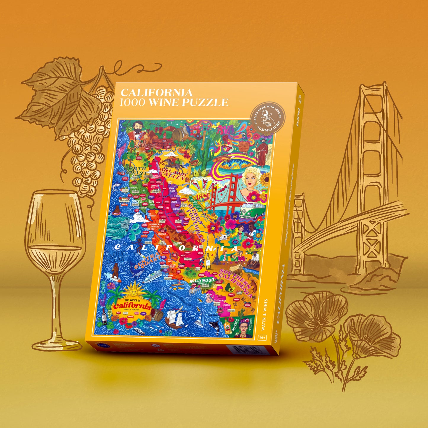 California Wine Puzzle - Whisky Grail