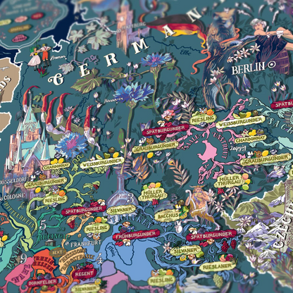 Germany Wine Puzzle - Whisky Grail