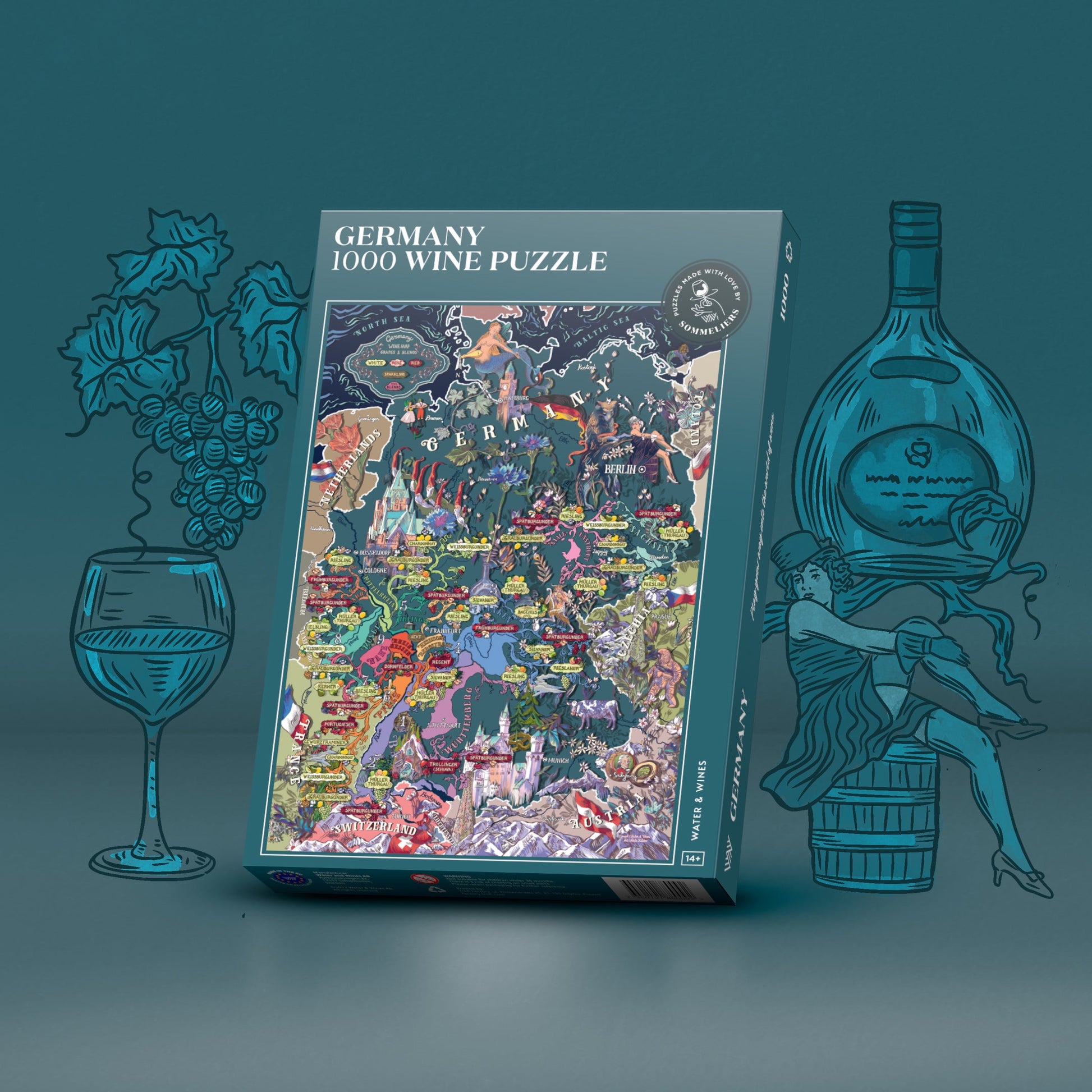 Germany Wine Puzzle - Whisky Grail