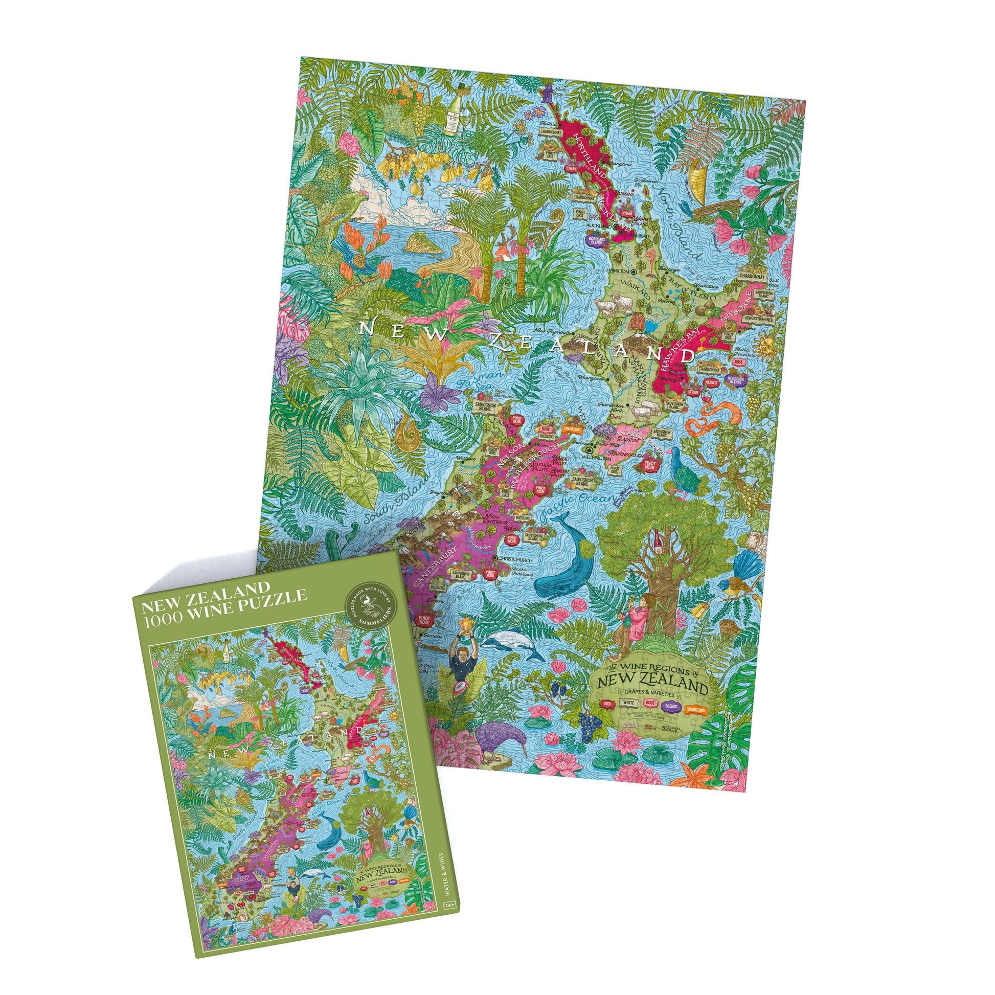 New Zealand Wine Puzzle - Whisky Grail