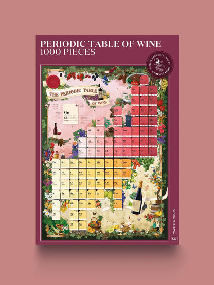 Periodic Table of Wine Puzzle - Whisky Grail