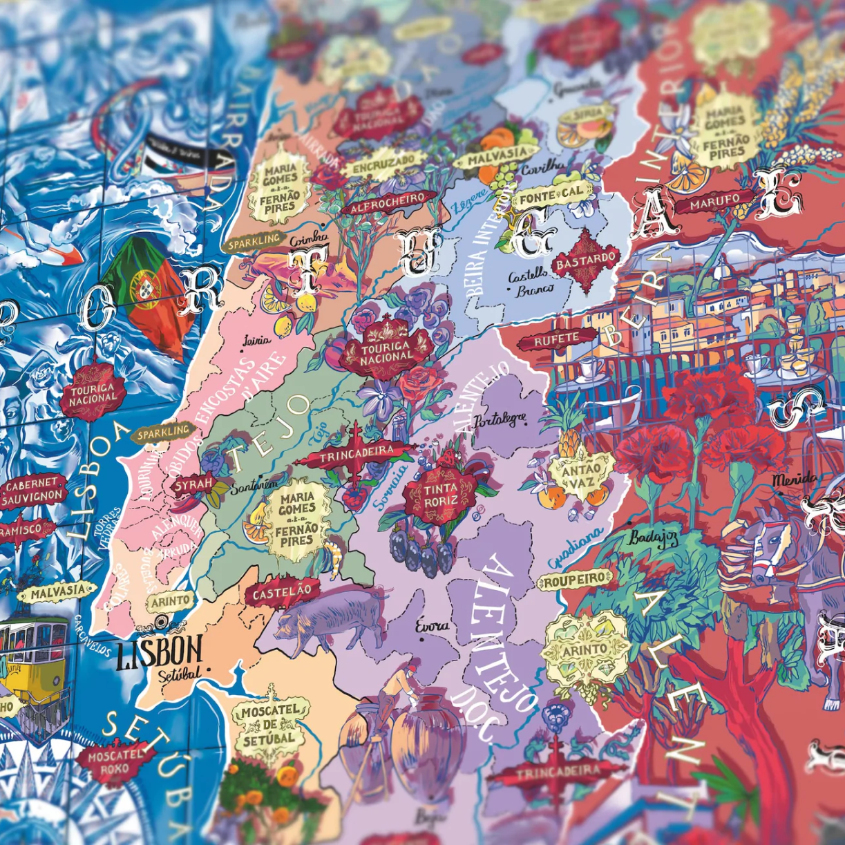 Portugal Wine Puzzle - Whisky Grail