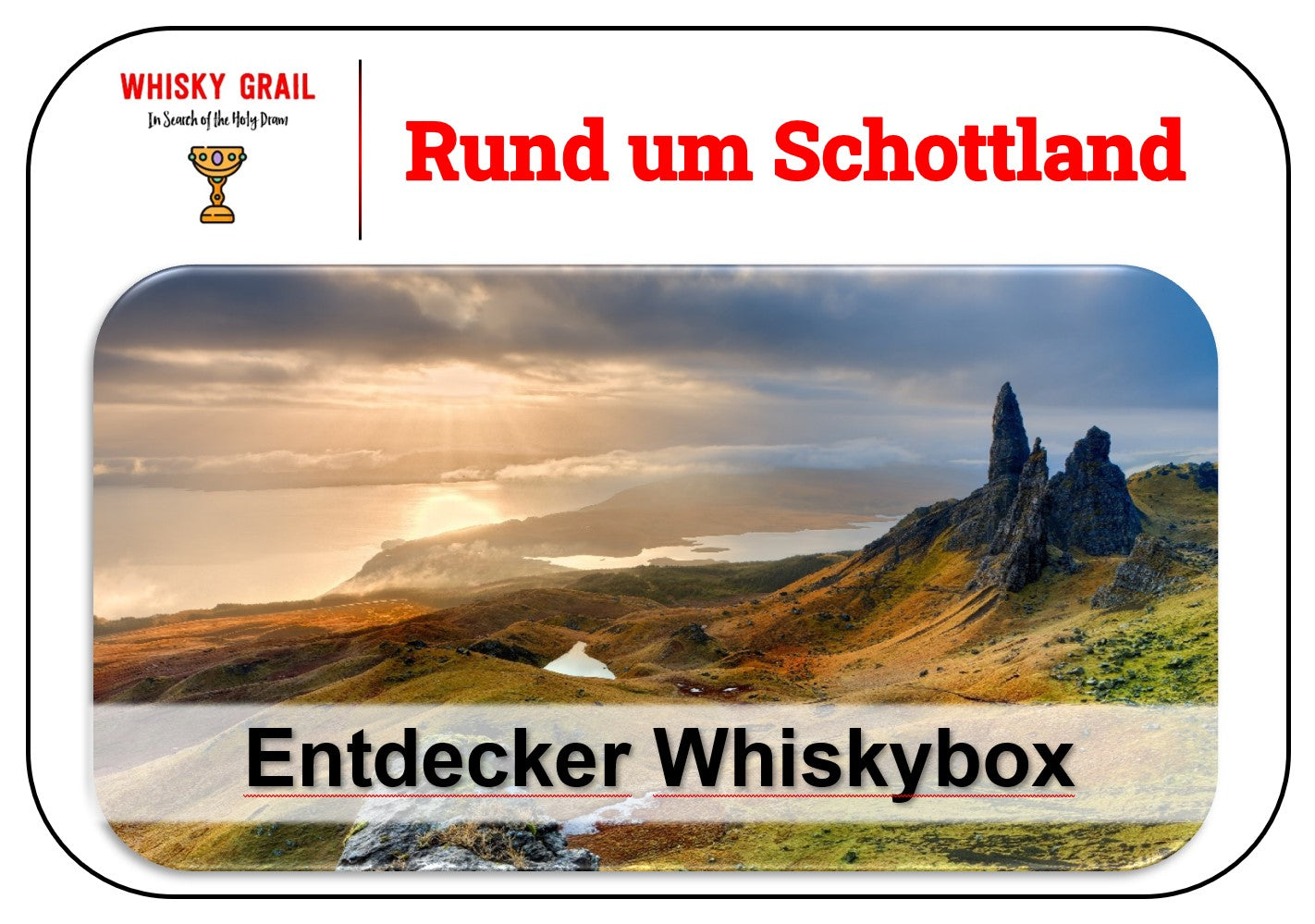 Whisky trifft Puzzle | Schottland - Whisky Grail