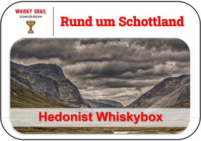 Rund um Schottland - Hedonist Whiskybox - Whisky Grail