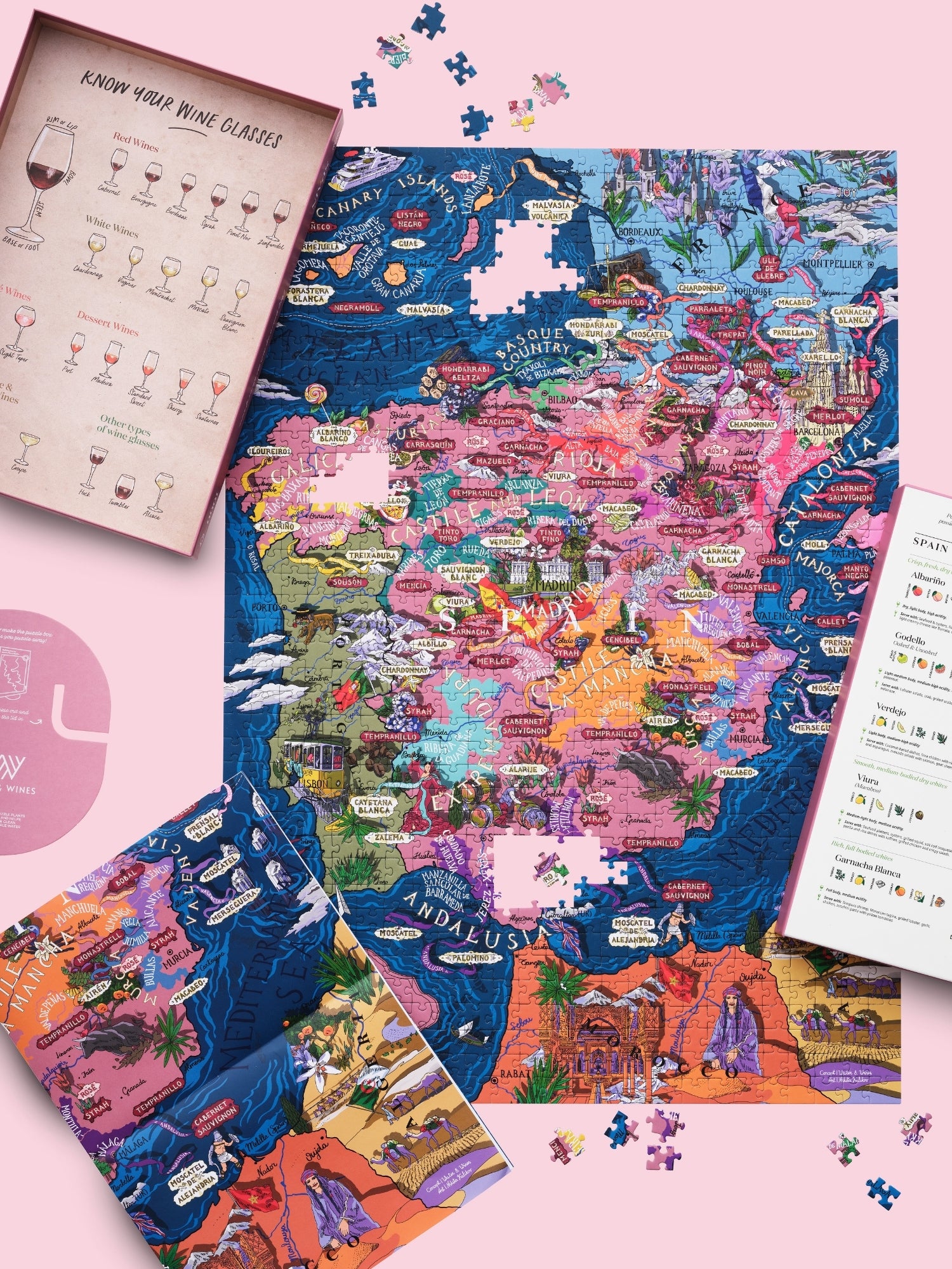 Spain Wine Puzzle - Whisky Grail