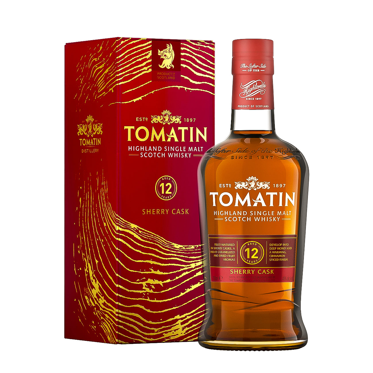 Tomatin 12 Years Sherry Cask - Whisky Grail