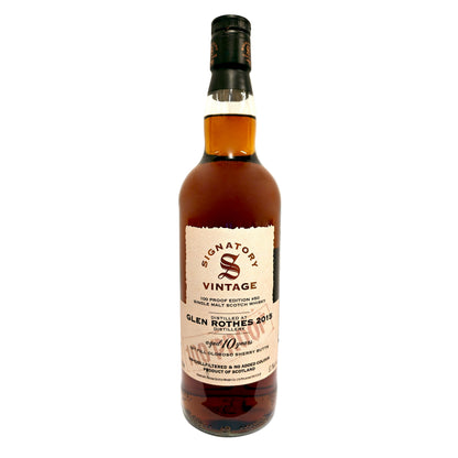 Glenrothes 10 Years 2015 100 Proof Signatory Vintage