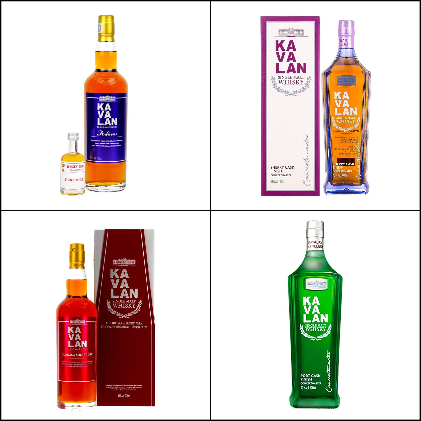 Kavalan Entdecker Whisky Set - Whisky Grail