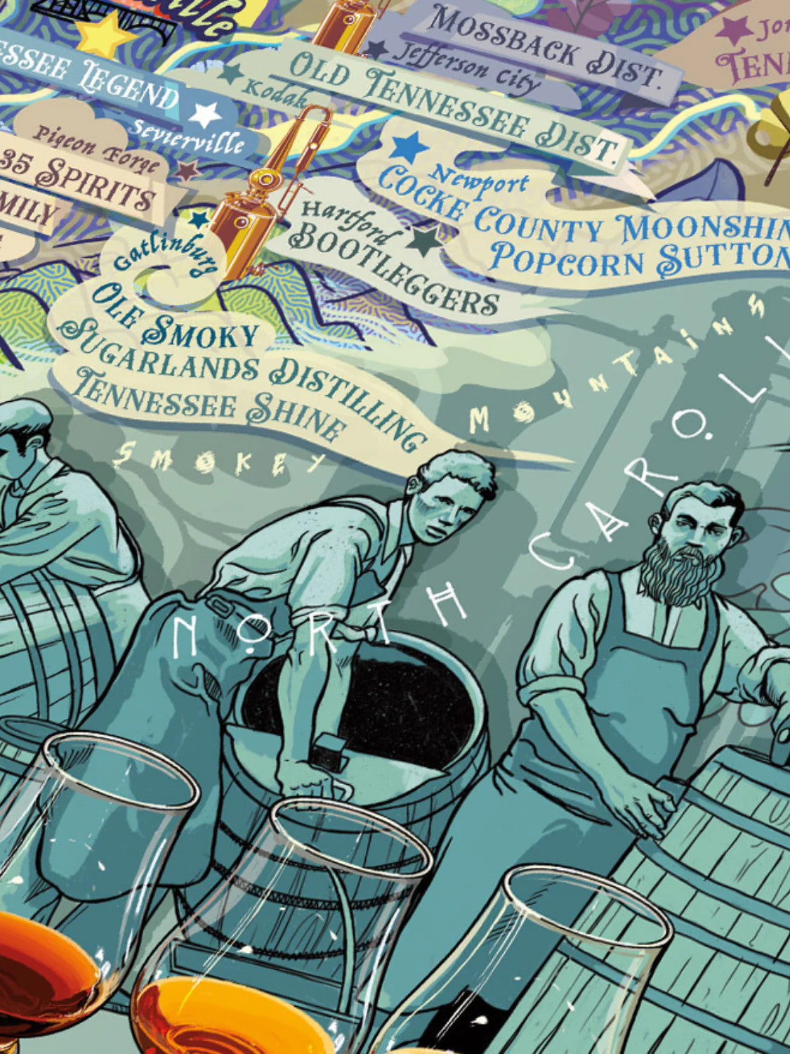 Whiskey Puzzle | Kentucky und Tennessee - Whisky Grail