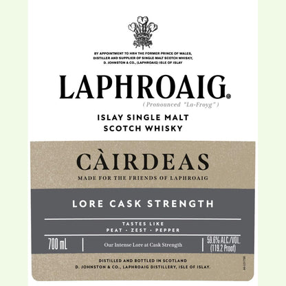 Laphroaig Cairdeas 2025 Lore Cask Strength - Whisky Grail