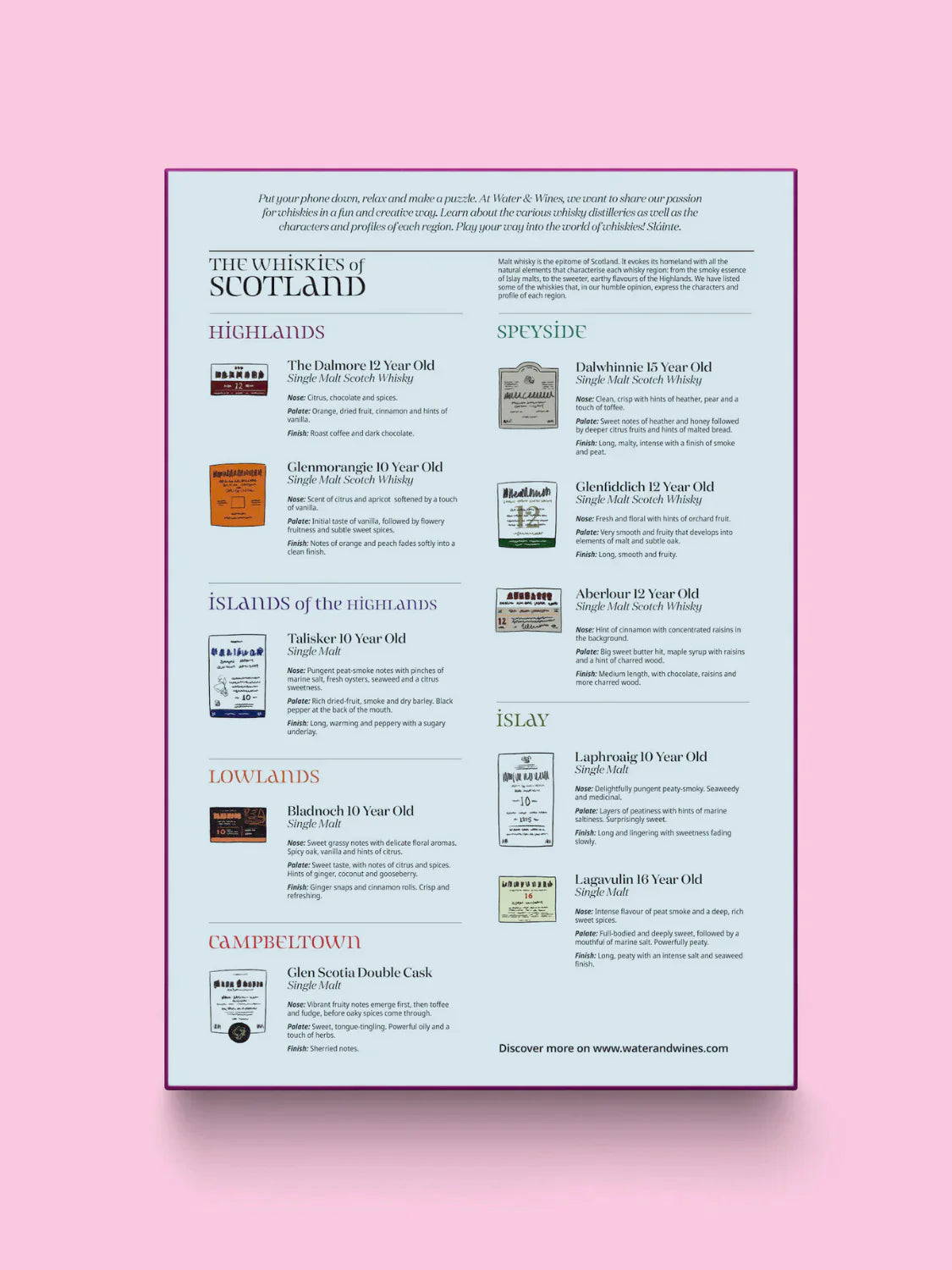 Whisky Puzzle | Schottland - Whisky Grail