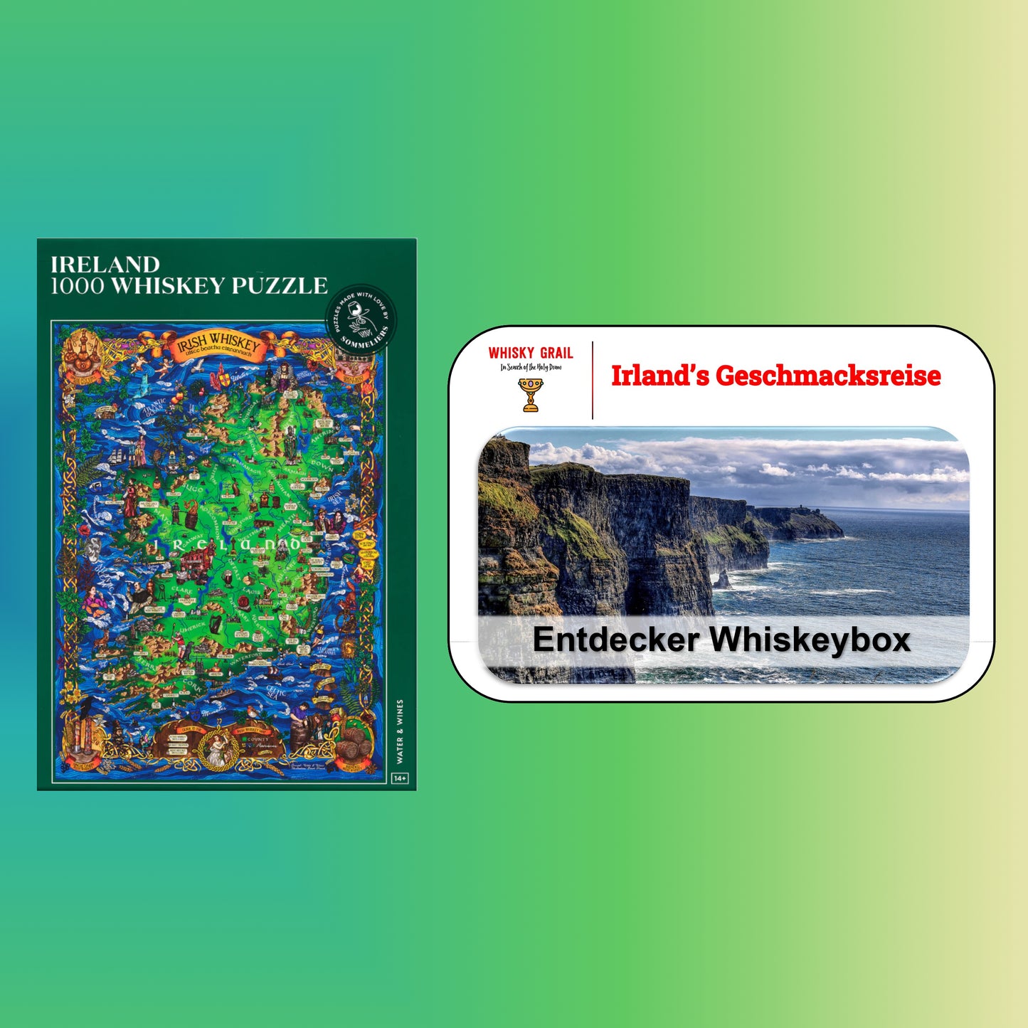 Whisky trifft Puzzle | Schottland, Irland und USA - Whisky Grail