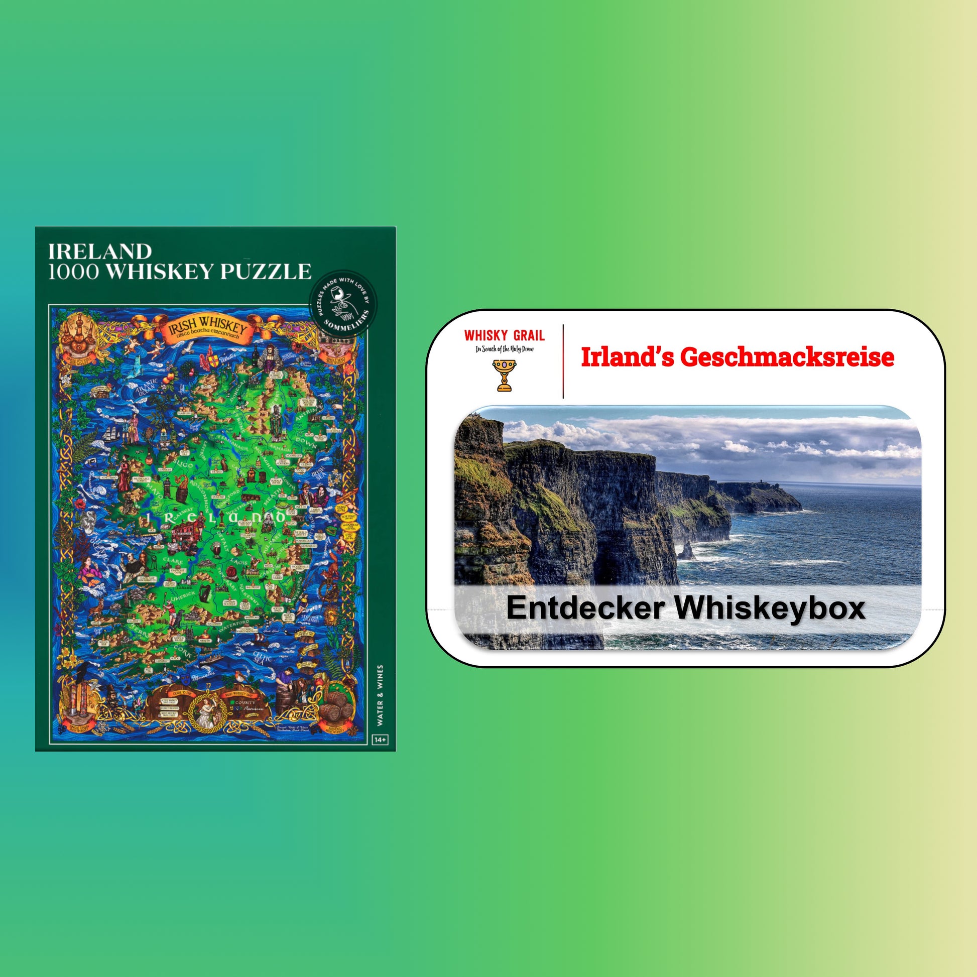 Whisky trifft Puzzle | Schottland, Irland und USA - Whisky Grail
