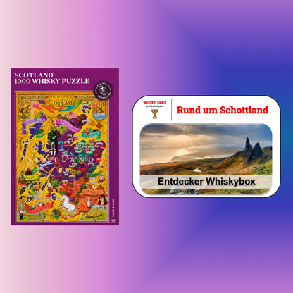 Whisky trifft Puzzle | Schottland - Whisky Grail