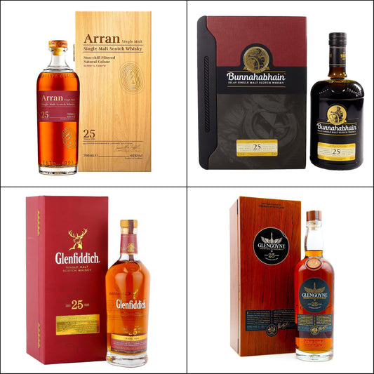 25 Years Old Scotch Whisky Tasting Set - Whisky Grail