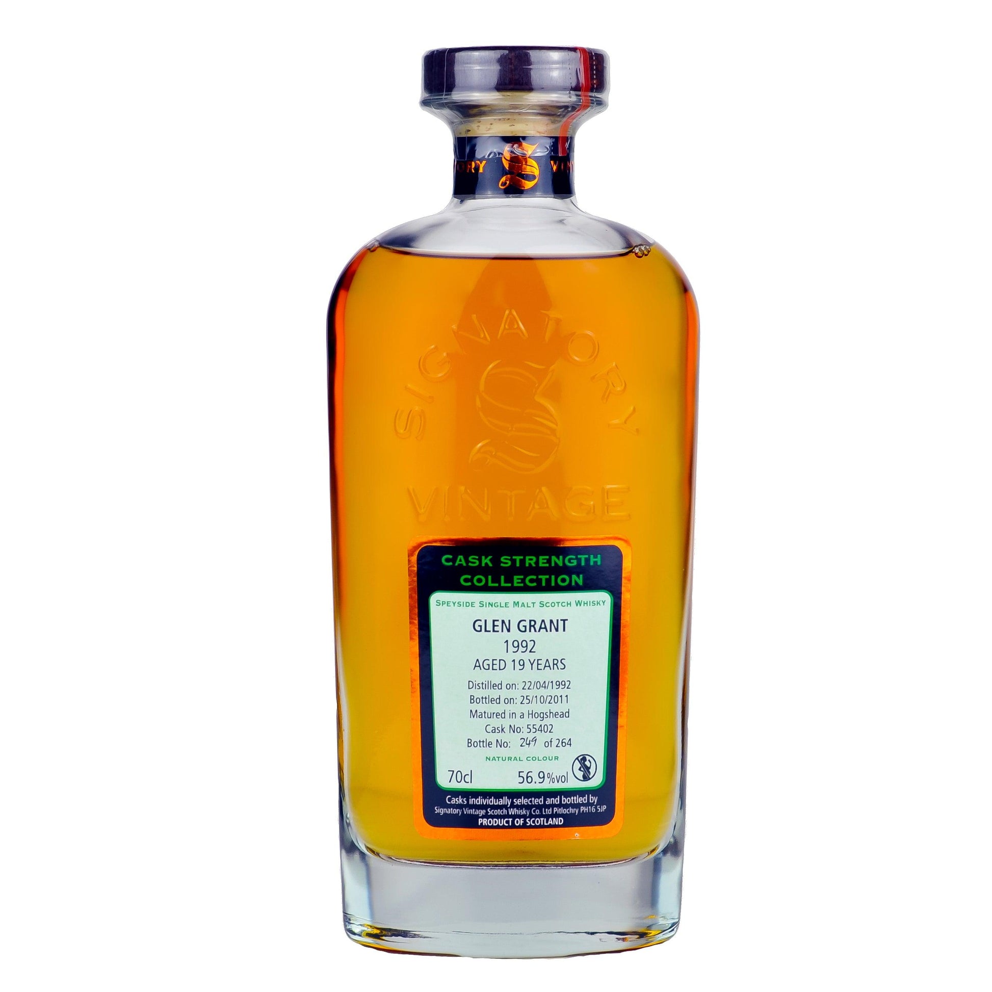 Glen Grant 19 Years Old Signatory CS 1992/2011 - Whisky Grail