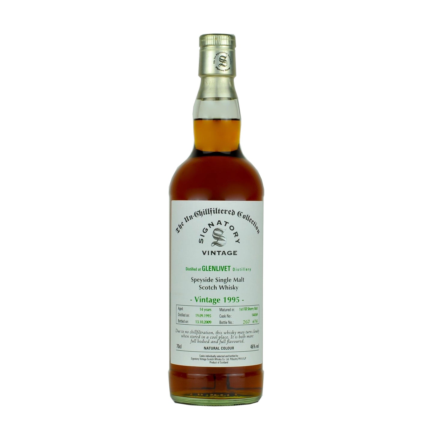 Glenlivet Vintage 1995 Signatory Vintage - Whisky Grail