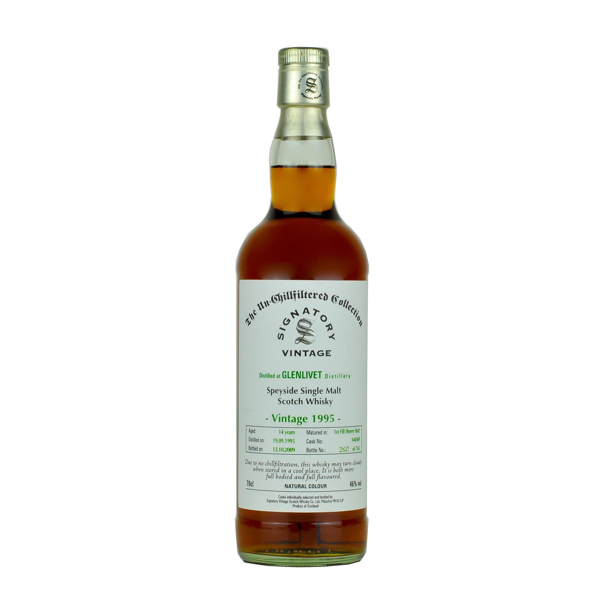 Glenlivet Vintage 1995 Signatory Vintage - Whisky Grail