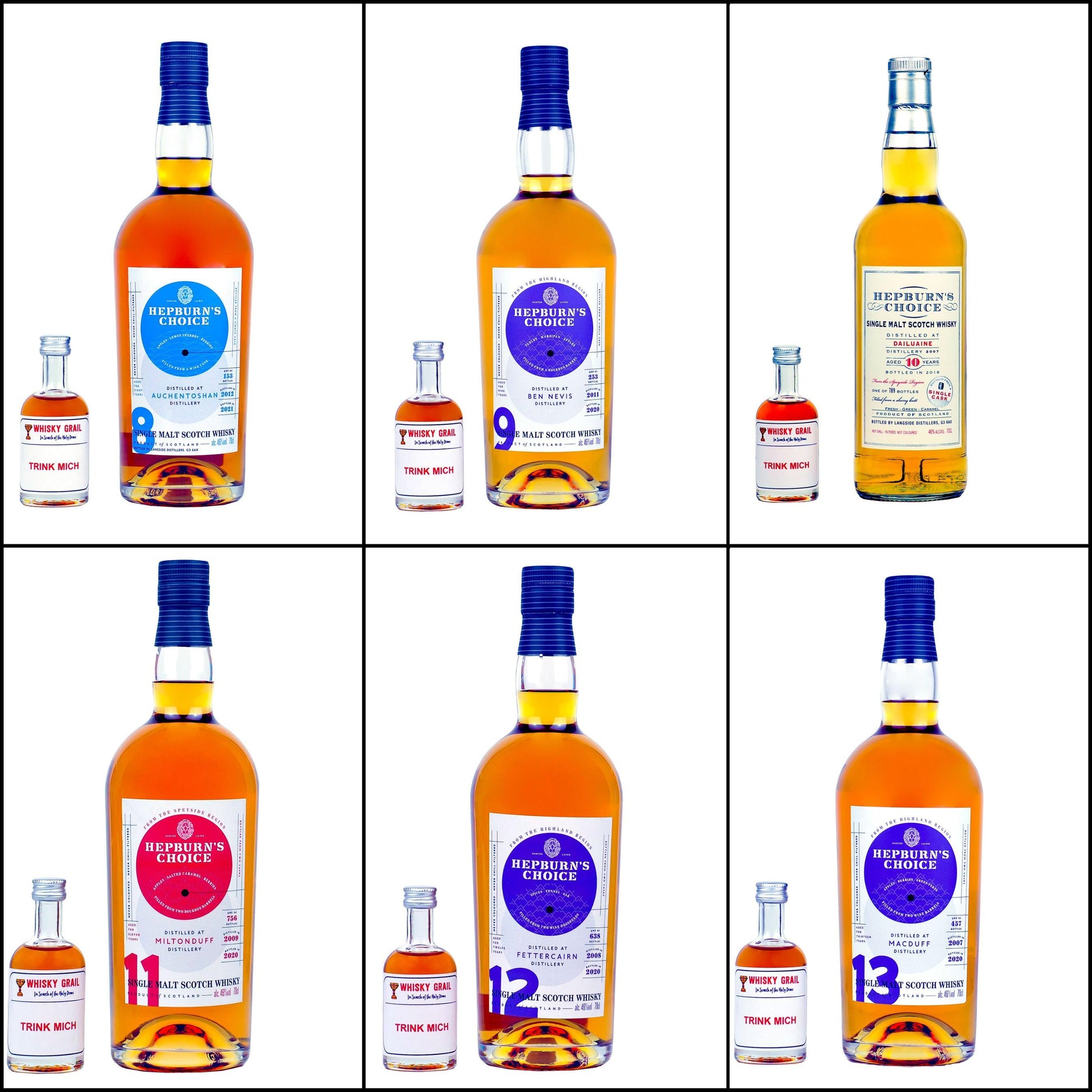Hepburn's Choice Whisky Tasting Set - Whisky Grail