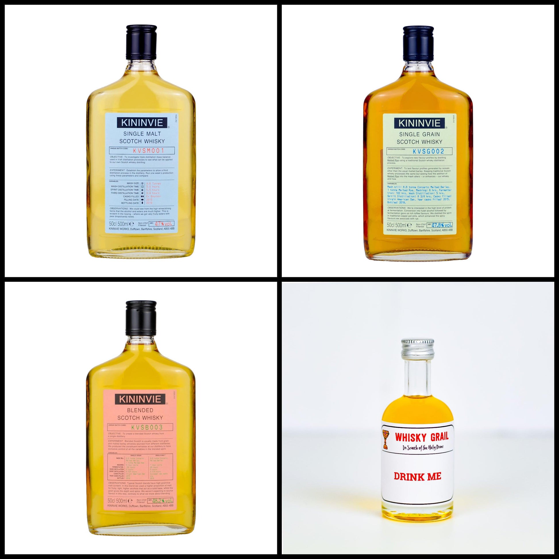Kininvie Whisky Tasting Set - Whisky Grail