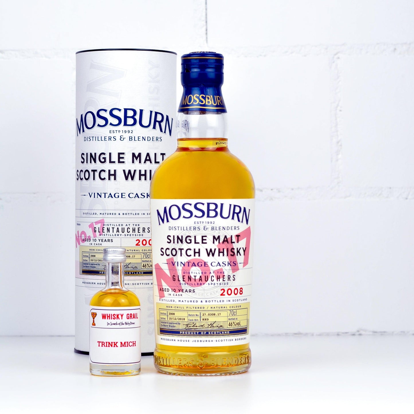 Mossburn Vintage Cask No. 17 Glentauchers 10 Years 2008/2018 - Whisky Grail