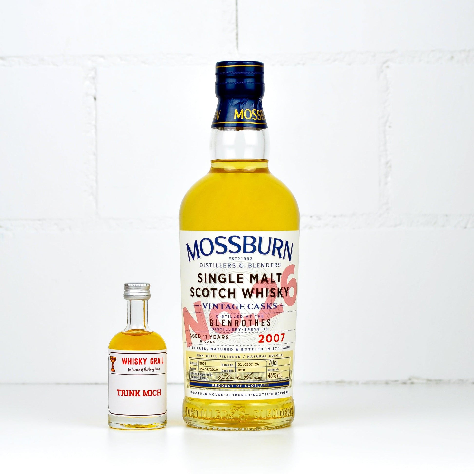 Mossburn Vintage Cask No. 26 Glenrothes 11 Years 2007/2019 - Whisky Grail