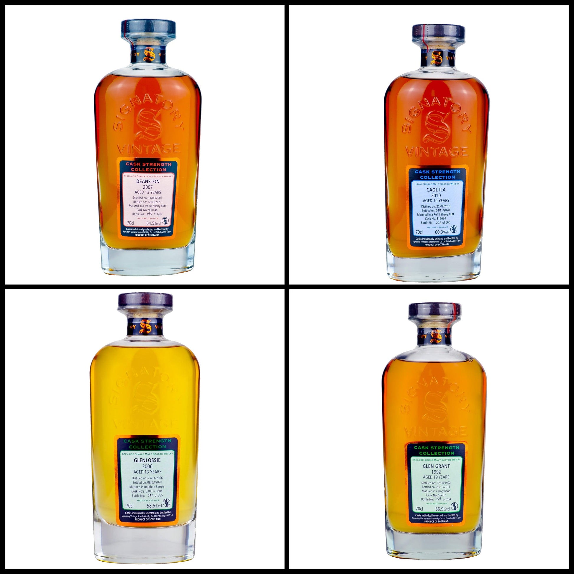 Signatory Cask Strength Collection Whisky Set #1 - Whisky Grail